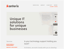 Tablet Screenshot of anteris.com